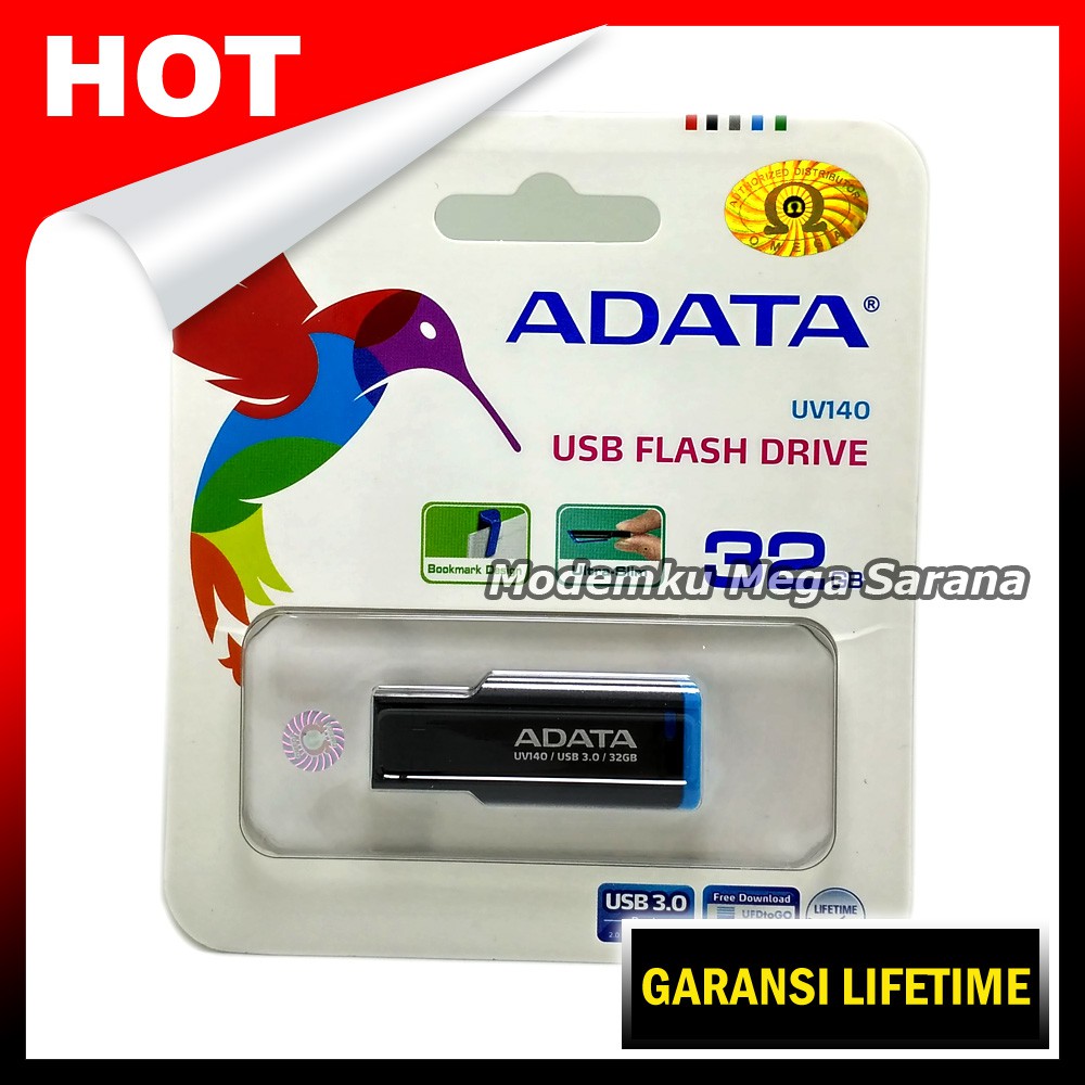 ADATA Flashdisk USB FLASH DRIVE 3.0 UV140 - 32GB