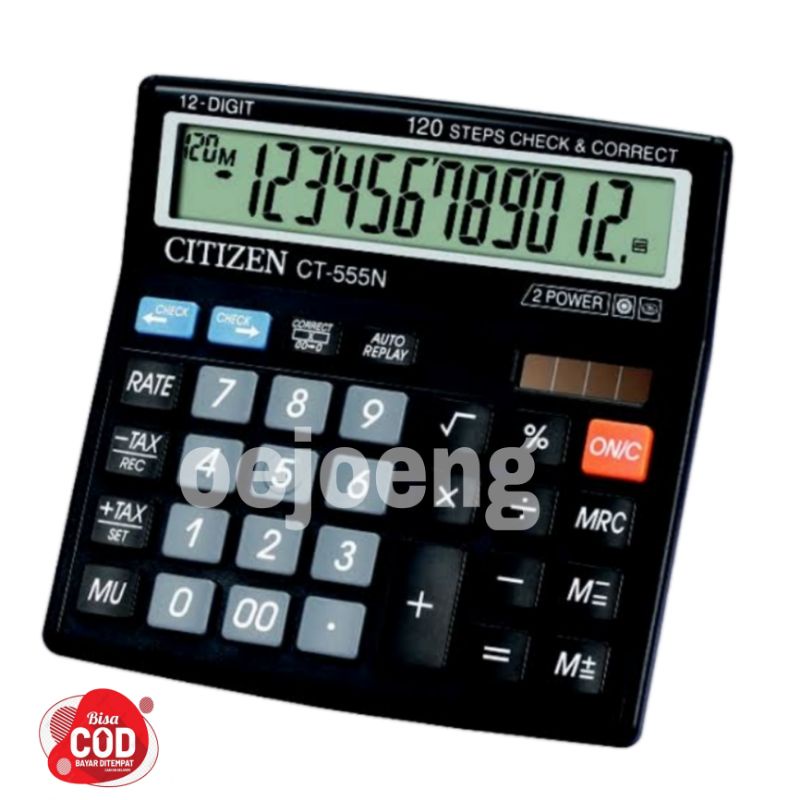 Kalkulator Citizen CT-555 N 12 Digit