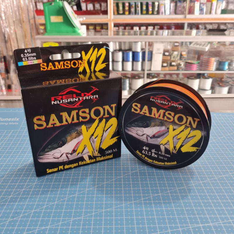 Senar PE Relix Nusantara Samson X12 500 Meter