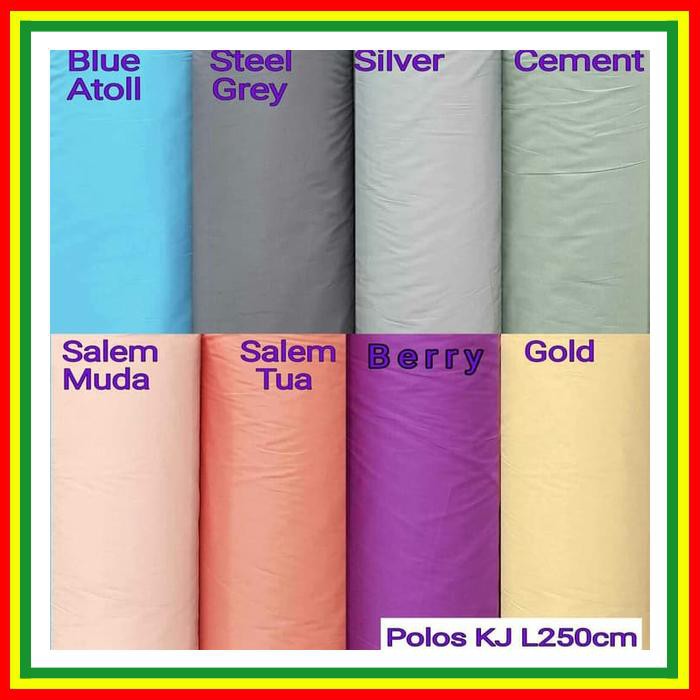 KAIN SPREI POLOS KATUN JEPANG LEBAR 250CM