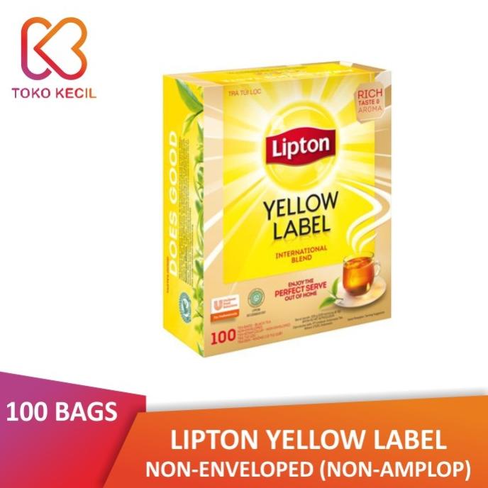 

[COD] Lipton Yellow Label Non-Enveloped (Non-Amplop) 100 Bags [COD]