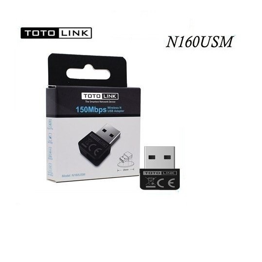 TOTOLINK N160USM USB WIFI 150Mbps Wireless Adapter Plug and Play