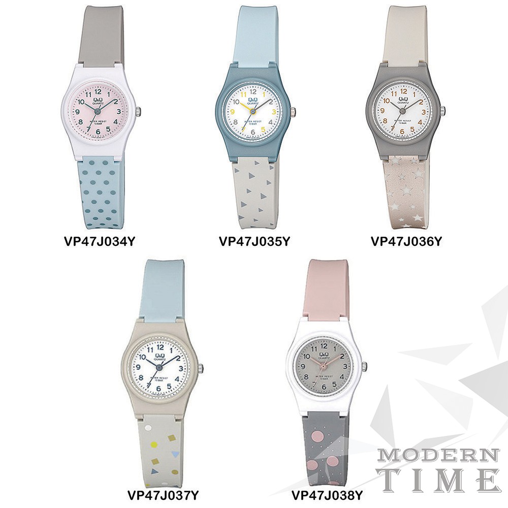 Q&amp;Q Analog Original Watch  VP47 Series - Jam Tangan Wanita / Remaja - Karet