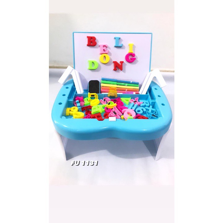 Mainan edukasi papan tulis magnet - magnet game FU 1131 - Drawing board case magnetic