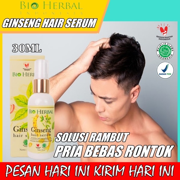 TERLARIS serum mengatasi rambut rontok penyubur rambut rontok pria ampuh terbaik alami original