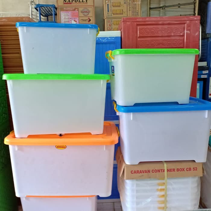 EZY STORAGE 52 LITER CONTAINER BOX KONTAINER BOX TEMPAT KOTAK SERBAGUNA KERANJANG EZY BOX