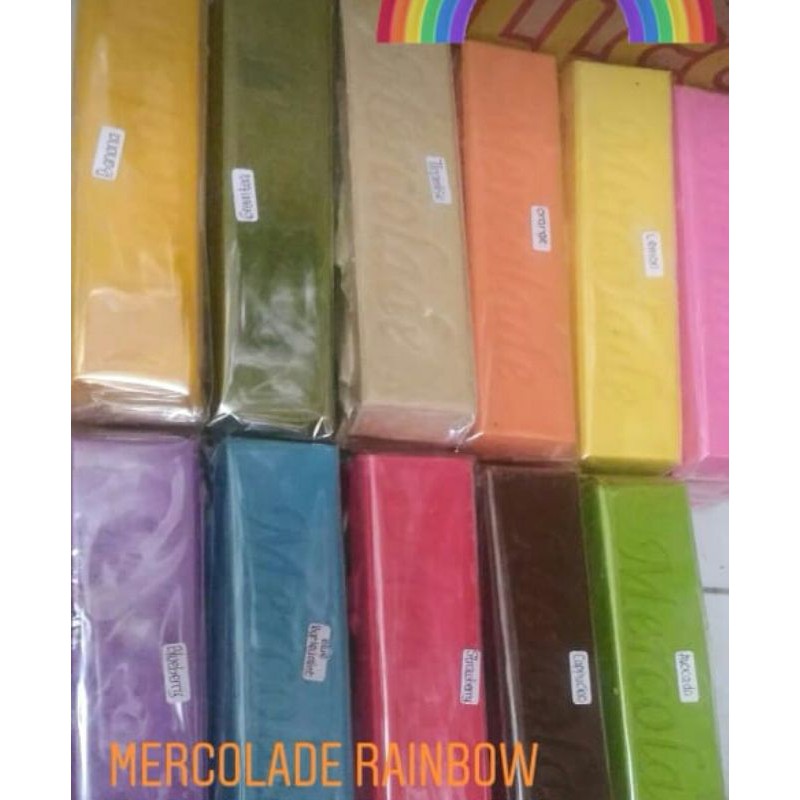 Coklat Batang Warna Mercolade Mero Cokelat Rasa Strawberry Banana Tiramisu Greentea Chocolate Mero