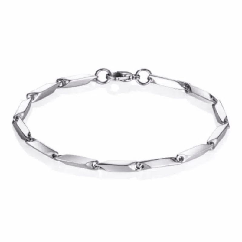 gelang tangan titanium pria dan wanita anti karat anti luntur model padi