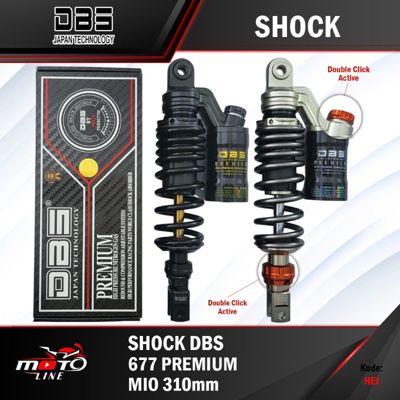 Shock Tabung Mio DBS 677 Premium 310mm