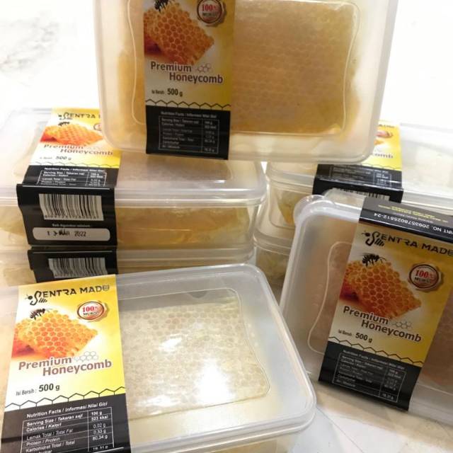 

Sentra Sarang madu murni (HoneyComb) Premium 500gr asli 100%