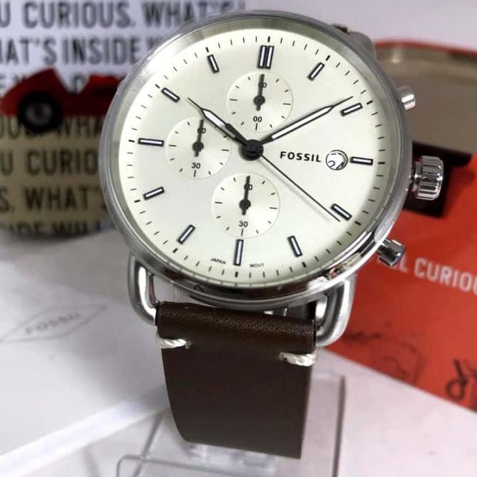 Pengiriman Cepat FOSSIL FS5402 SILVER 42MM ORIGINAL MURAH