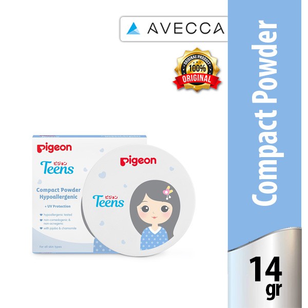 Pigeon Teens Compact Powder Pink / Make Up / Bedak Padat/ Kosmetik Wajah