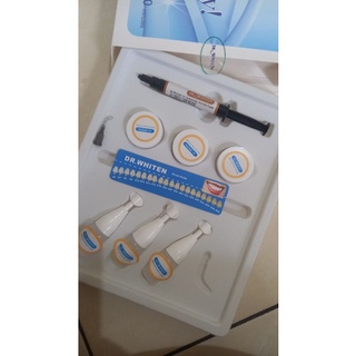dr whiten bahan pemutih gigi / bleaching gigi / bahan bleaching disertai gum barrier