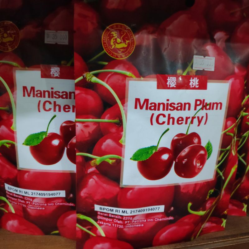 

Manisan Plum Rasa Cherry 300 gr