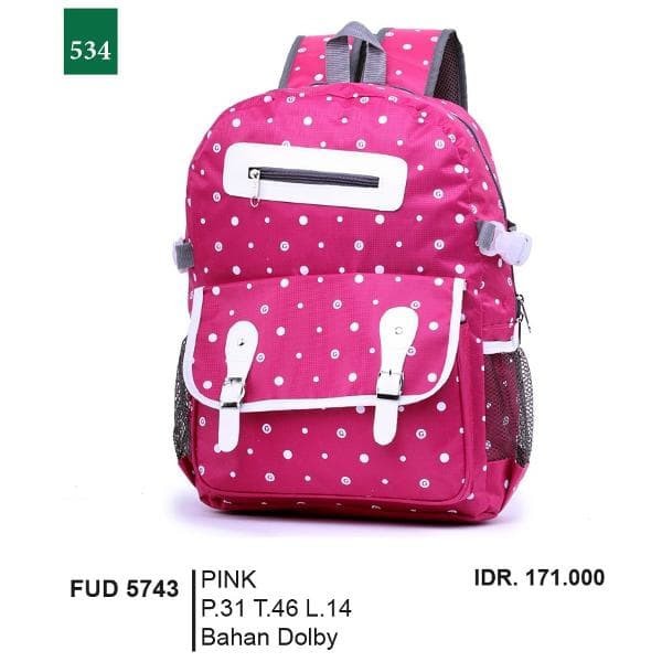 tas sekolah tas backpack tas ransel garsel fud 5743