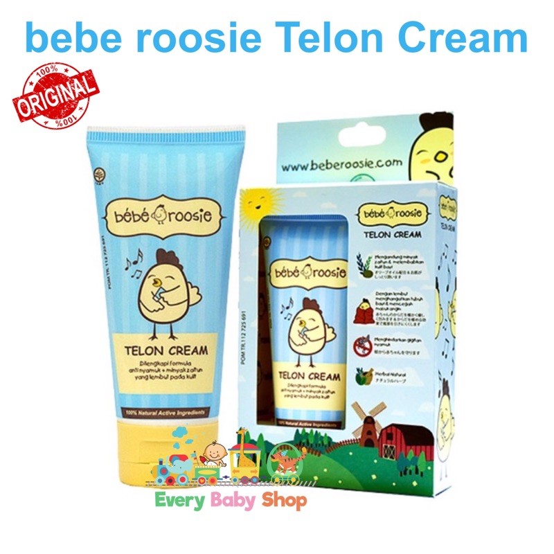 BEBE ROOSIE TELON CREAM by Jamu Jago (alternatif pengganti minyak telon) ASLI ORI 100%