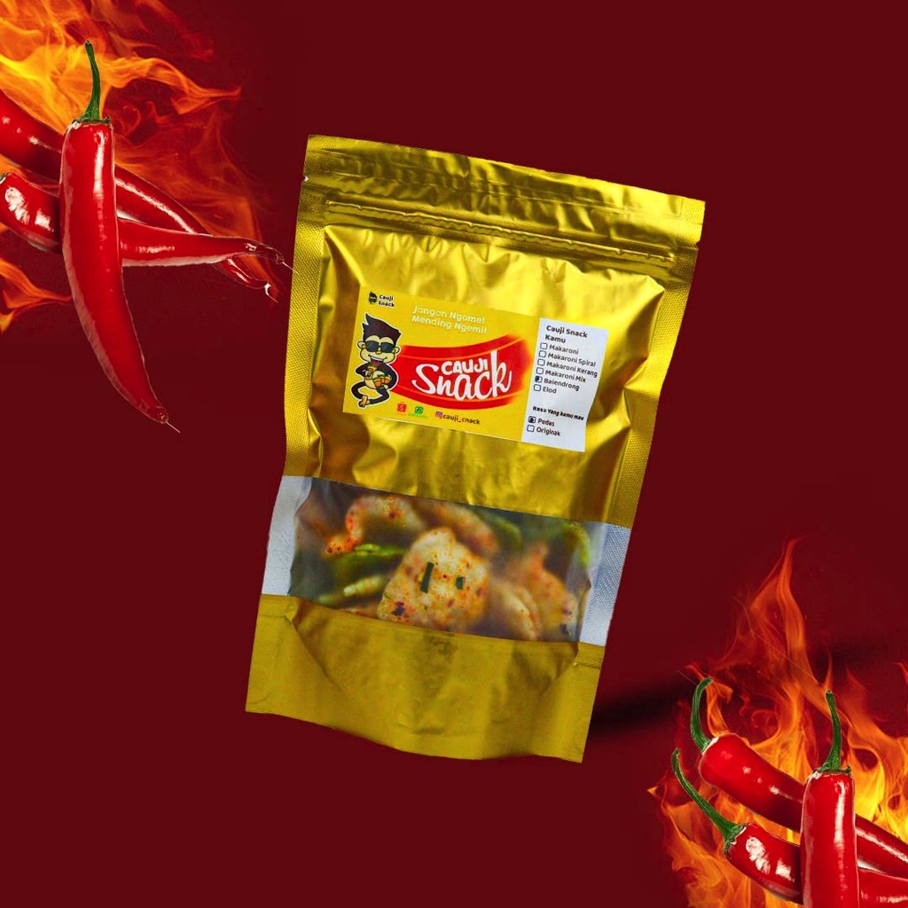 

Sebring seblak kering Balendrong pedas 75 gram cauji snack