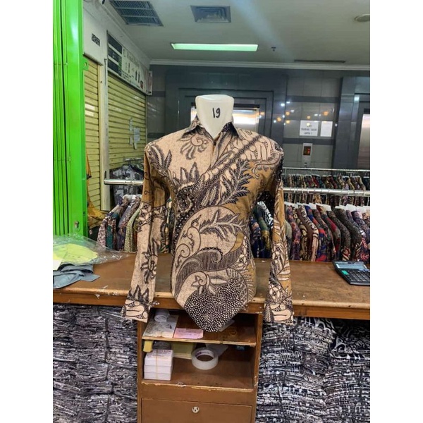 KEMEJA BATIK LENGAN PANJANG KATUN PREMIUM MODEL TERBARU MURAH MERIAH