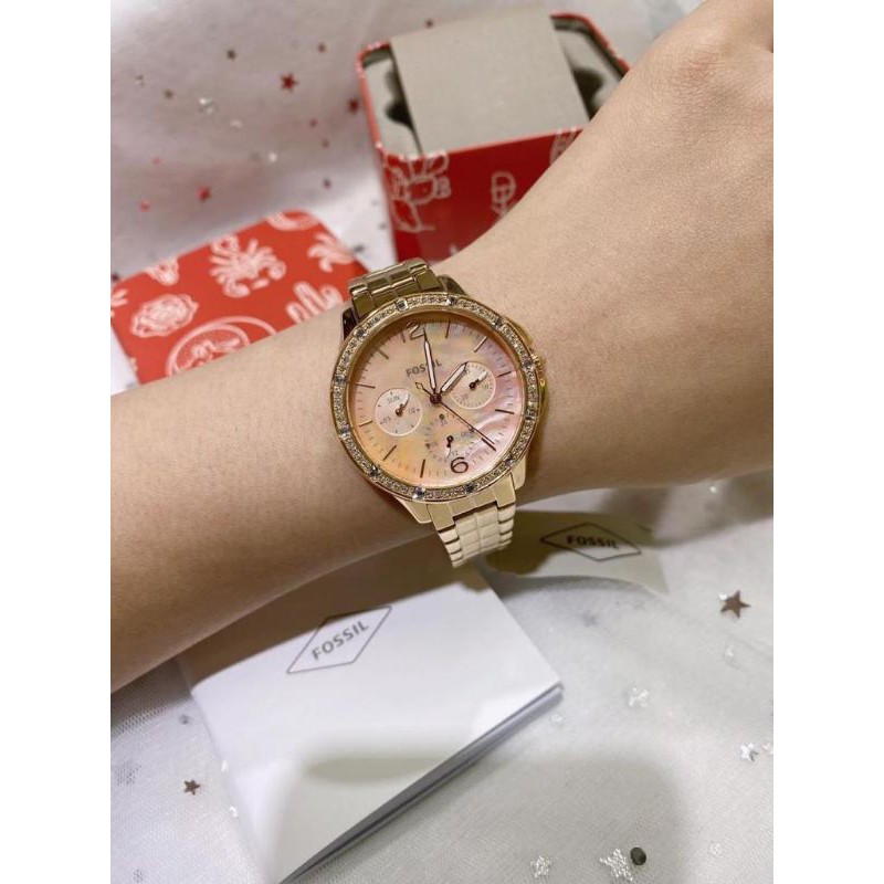 FOSSIL JAM TANGAN ROSEGOLD ES4787 ORIGINAL