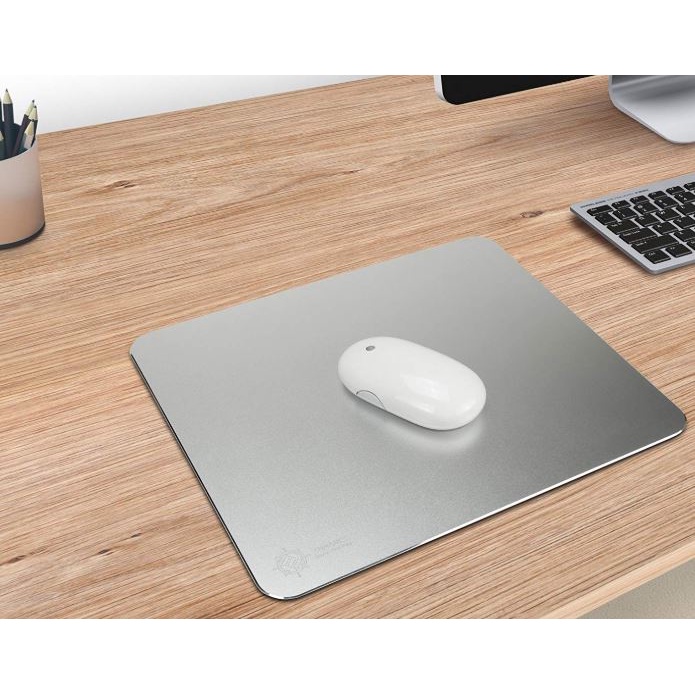 METAL MOUSEPAD Komputer dan Laptop Mewah Bahan Aluminium Luxury Metal Mouse Pad