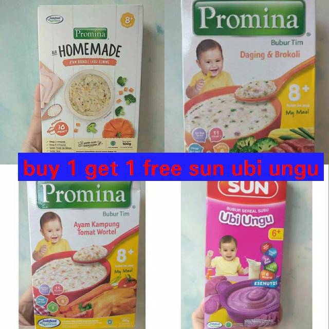 promina homemade bubur tim 8+ 100gr mpasi instant ayam ...