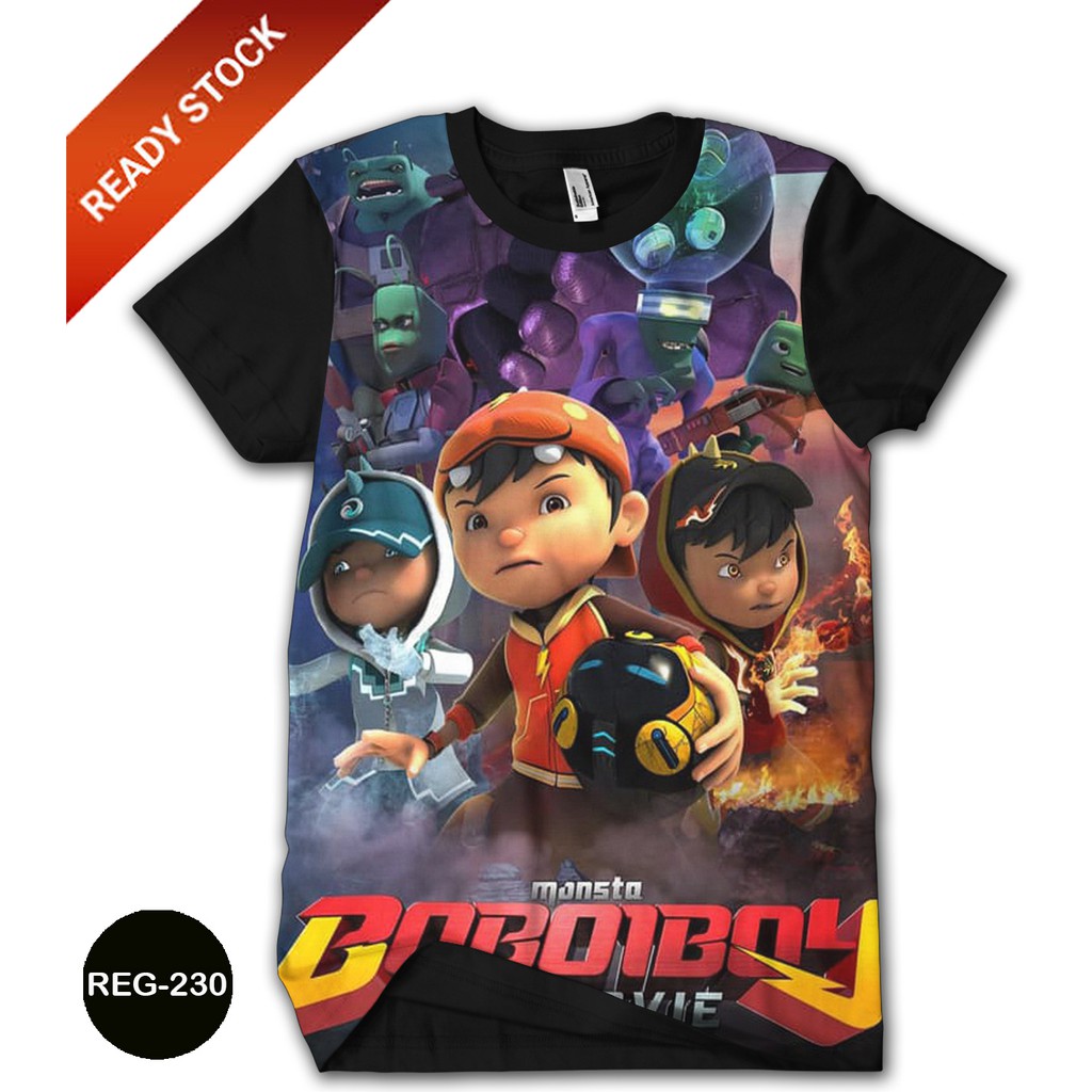 Baju Boboiboy Angin Kaos Anak dan Dewasa #REG-230