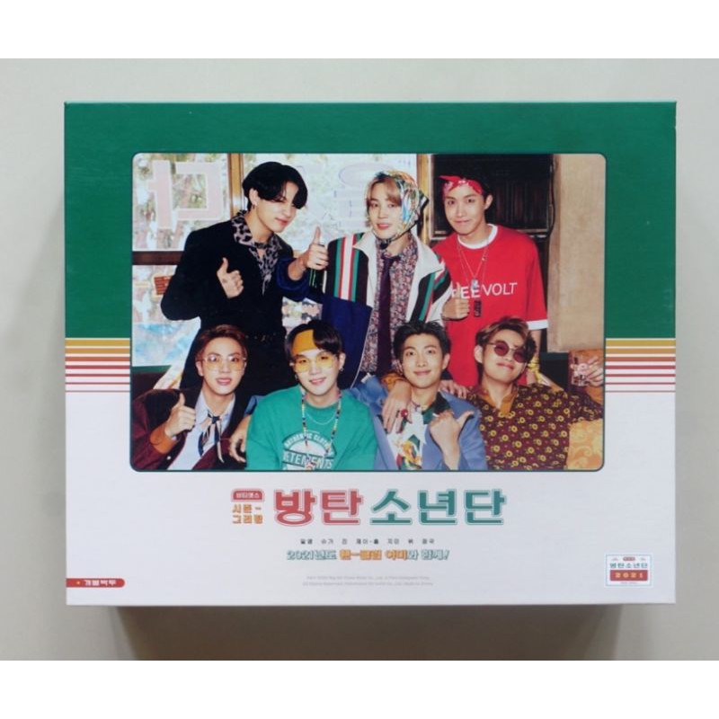 Sharing Season Greeting SG BTS 2021 RM J-Hope Jimin set poster stamp sticker tape polaroid