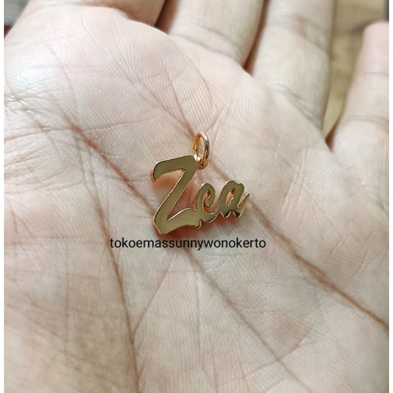 Request cincin nama kalung nama emas asli kadar 300%