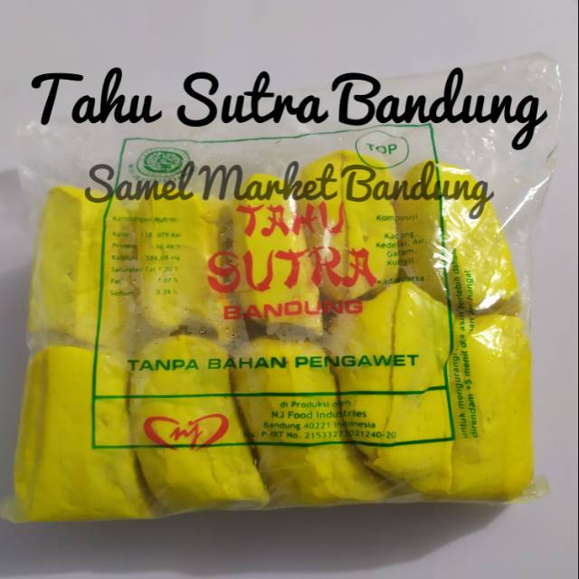 

Tahu Sutra Bandung, 1 bungkus isi 10