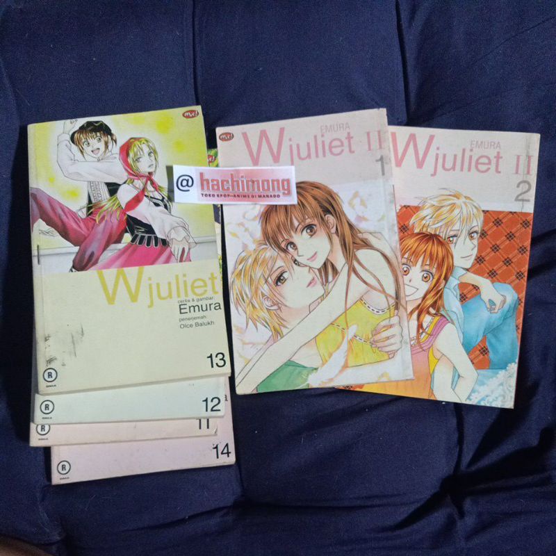 Jual Set KOMIK W JULIET & W JULIET II (6 buku)