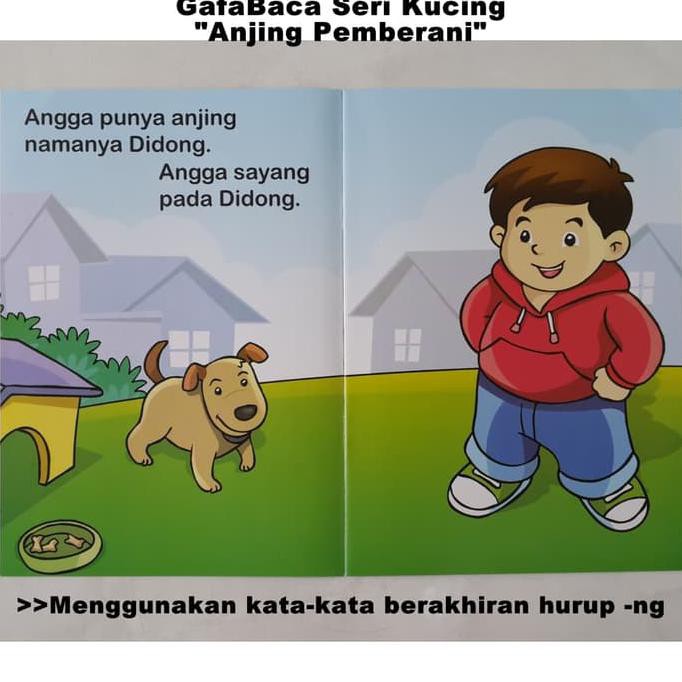 Buku Anak Tk Paud Belajar Membaca Gafa Baca Seri Kucing Gafabaca