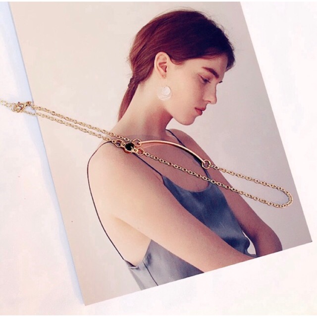 Gelang Wanita Elegant Gold Silver Bracelet Crystal Simple-1