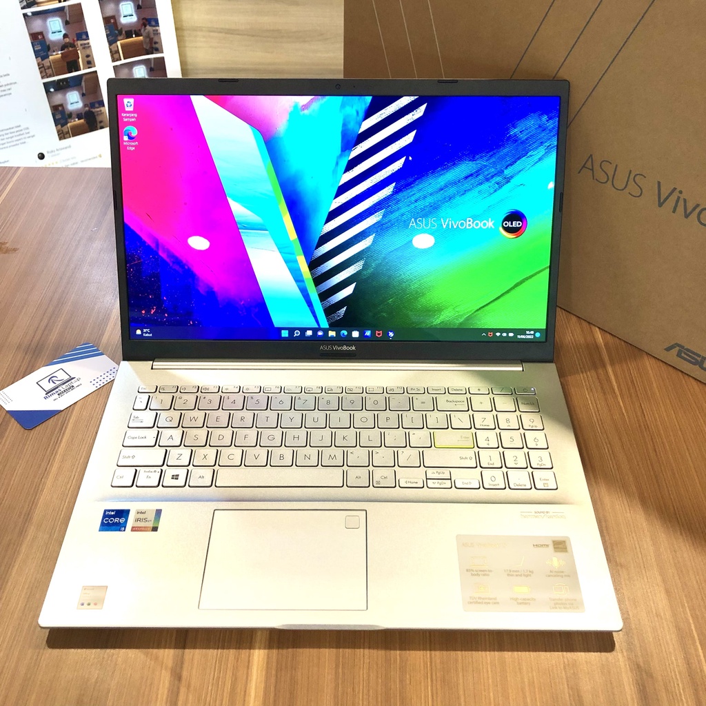 ASUS VIVOBOOK OLED i5-11th Ram 8/512 SSD Intel Iris Xe Second Bekas