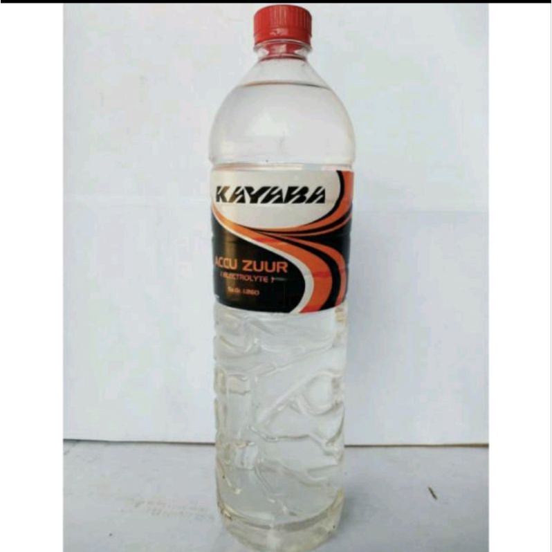 Air Accu Zuur - Air Aki Zuur Merah Kayaba 1 Liter (ACCU ZUUR ND)