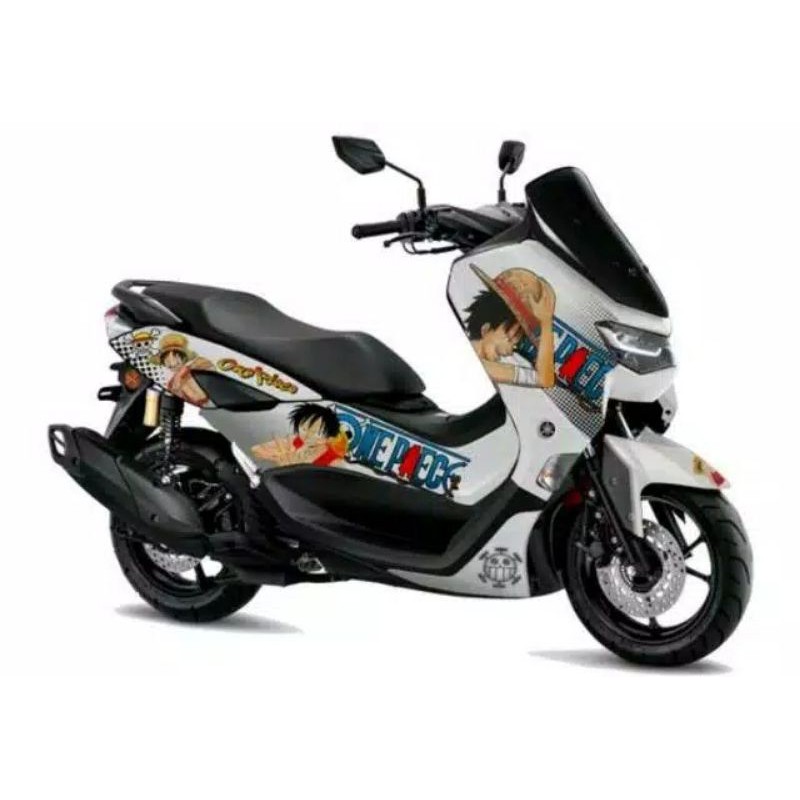 Decal New Nmax 2020 one piece hitam putih