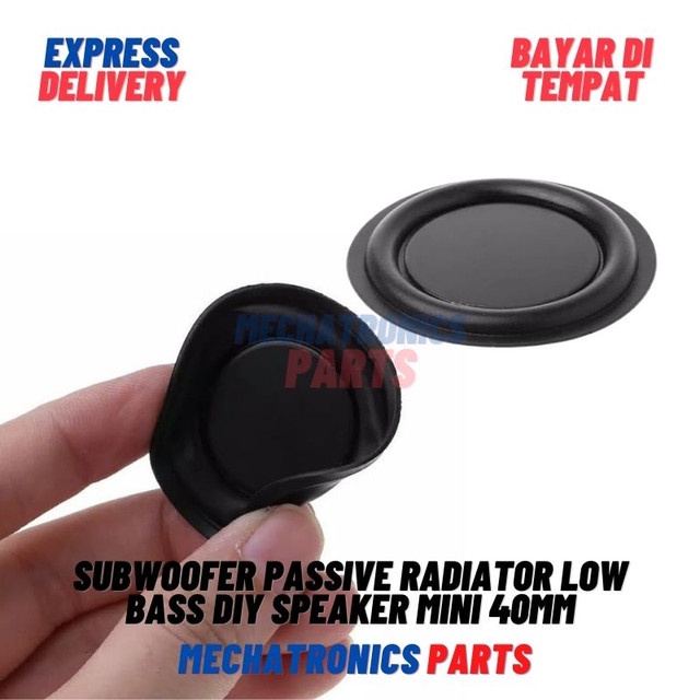 Subwoofer Passive Radiator sub woofer Pasif Low Bass DIY Speaker Mini 40mm