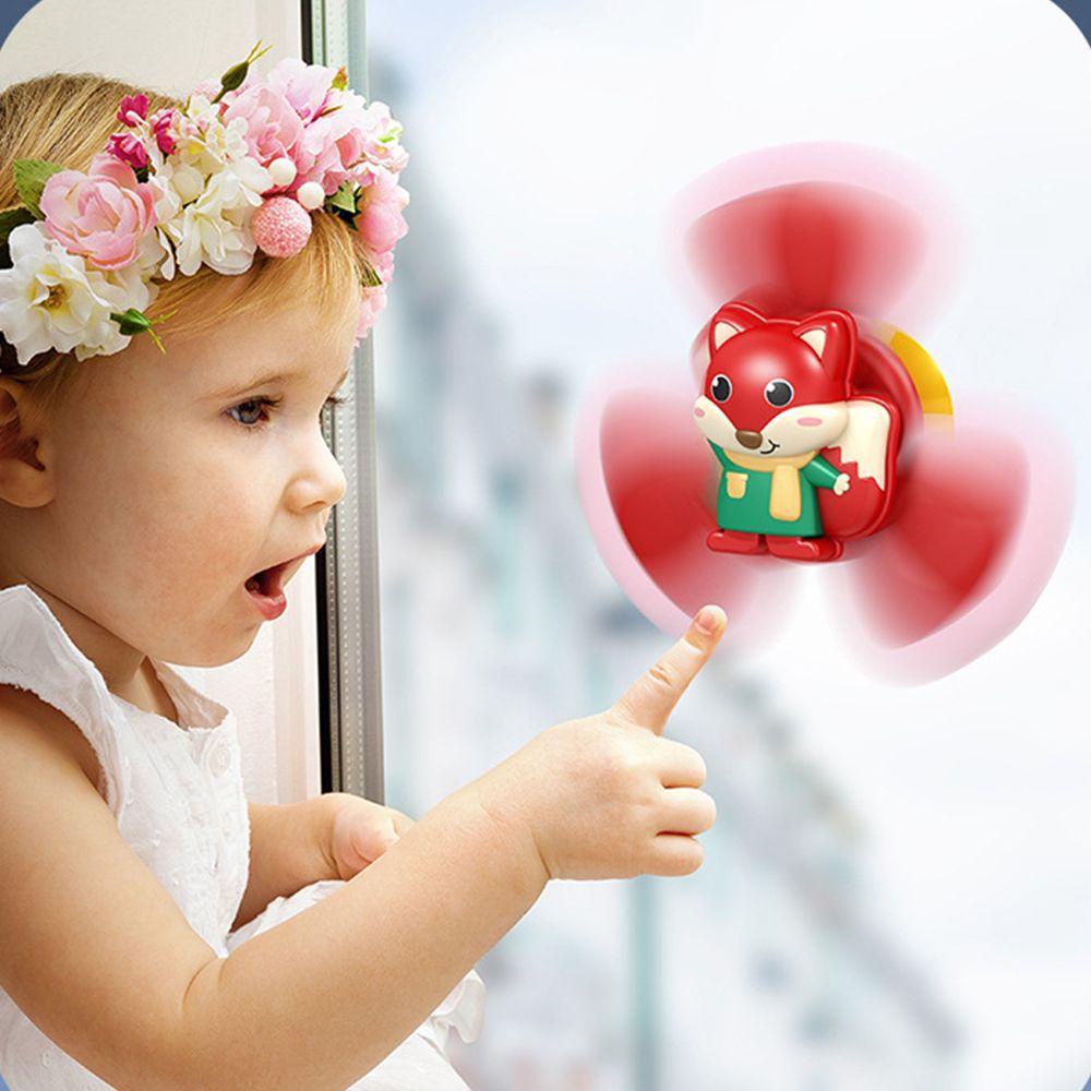 NEEDWAY Mainan Spinner Bayi 3pcs /set Baby Vision Training Ladybug Bee Belajar Dini Dengan Suara Kartun Berputar Mainan