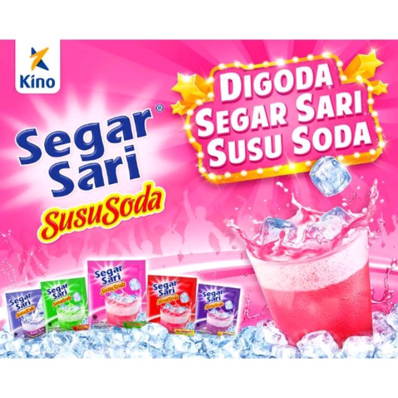 Segar Sari Susu Soda 10 x 20gr