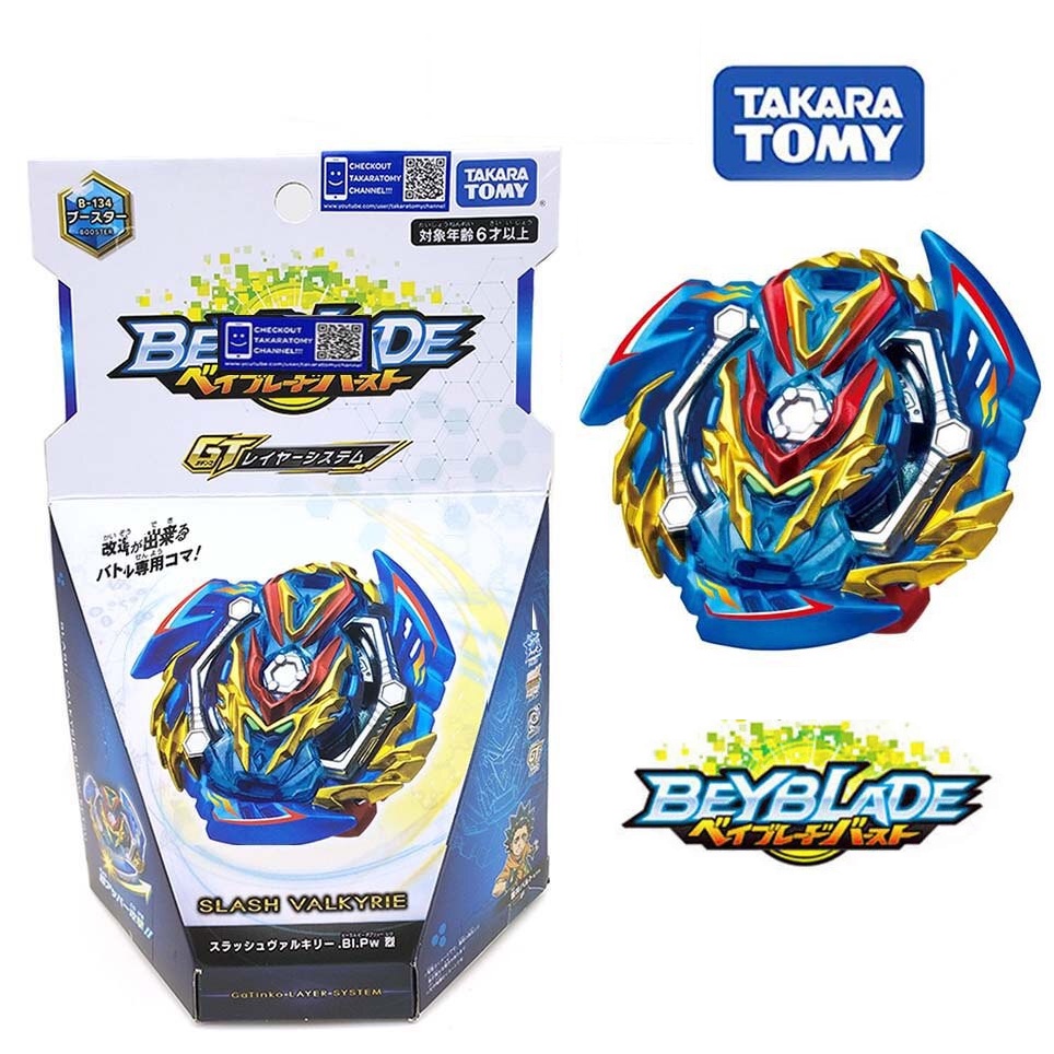 Takara Tomy Beyblade Burst GT Slash Valkyrie Blitz Power Retsu Booster B 134
