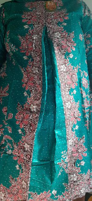 Tunic Santika Pias Cibulan #4 / Tunik Batik Cantik Pastel Kantor / Seragam Batik Jumbo Xxl