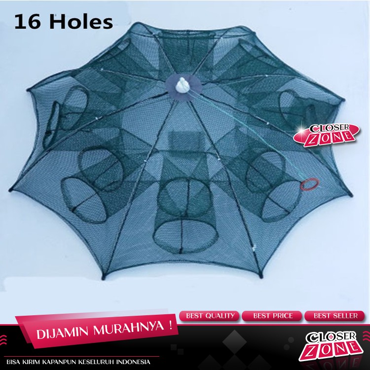 Payung Bubu Jaring Jebakan Perangkap Udang ikan Kepiting Model payung