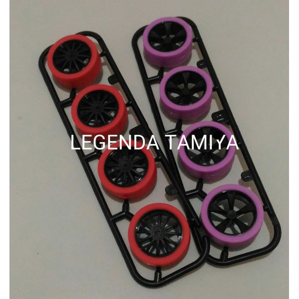 M 2 Part Tamiya STB - Velg Tamiya STB , Ban Tamiya , Tamiya Mini 4WD Racer