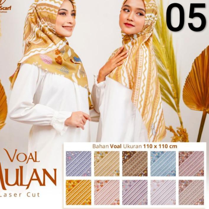 (SANGAT TERJANGKAU) >> 504VNS UMAMA VOAL MULAN LASER CUT SERI V.01 (motif 01-06)