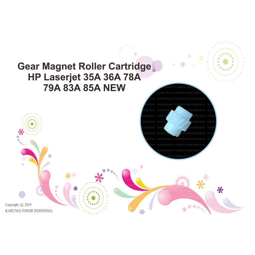 Gear Magnet Roller Cartridge HP Laserjet 35A 36A 78A 79A 83A 85A NEW