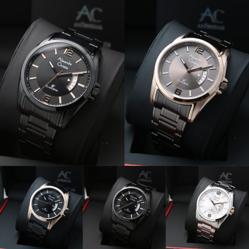 JAM TANGAN ALEXANDRE CHRISTIE CLASSIC PRIA AC 8289 | AC8289 MEN ORIGINAL