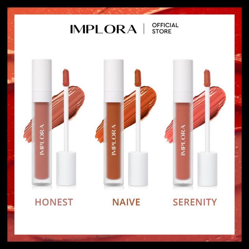 IMPLORA  LIP VELVET moist transferproof|IMPLORA official