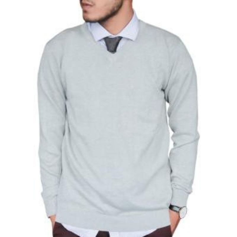 Atasan/Sweater Rajut Pria V Neck Pria good quality