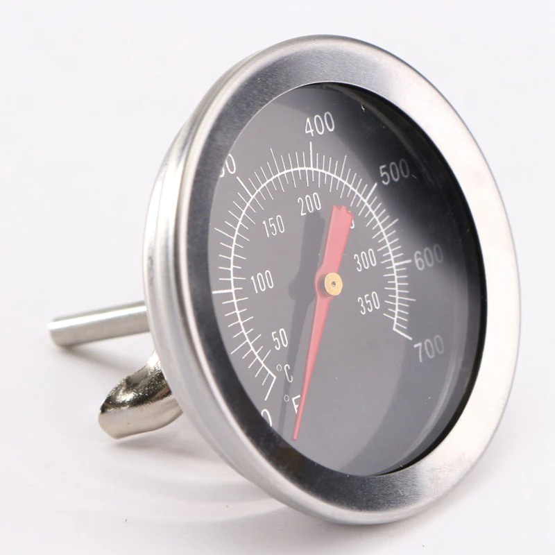 Thermometer Analog Masak Dapur Stainless 0-350C Dial Oven Cook Stainless Steel