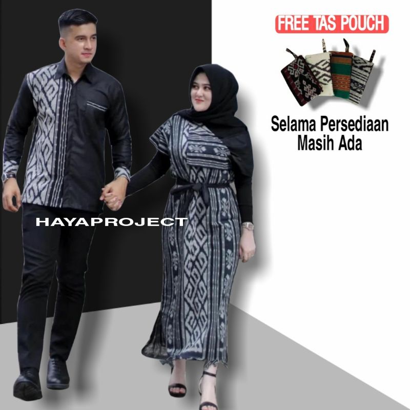 BAJU TENUN TORAJA HITAM