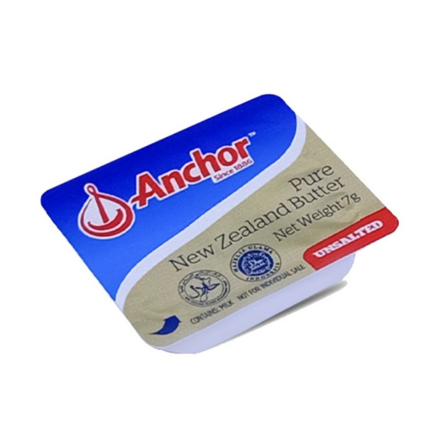 Anchor Butter Minidish UNSALTED 7gr Mentega MPASI 1 pcs (minimal 10)